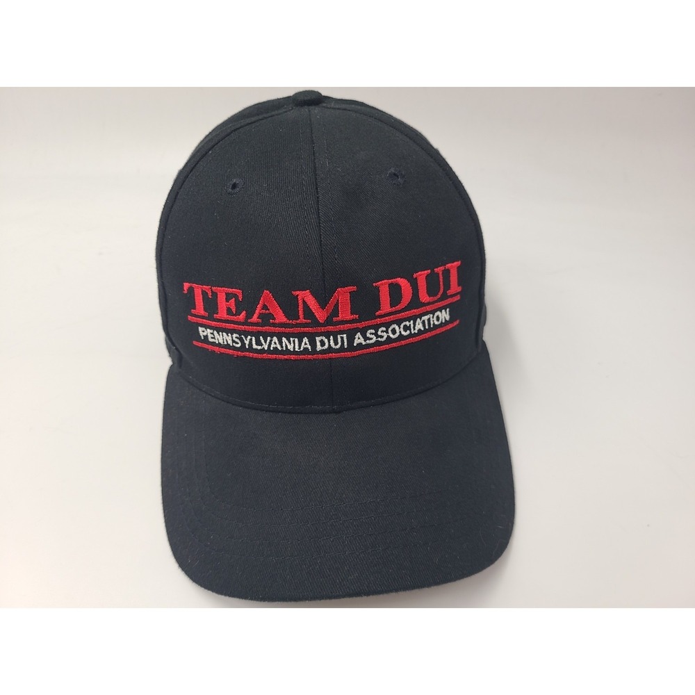 Vintage Team DUI Pennsylvania DUI Association Adjustable Hat Cap Men Women Black
